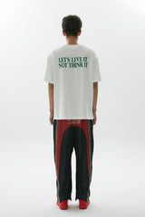 オーバーフィットロゴTシャツ / Over fit logo t-shirt (white)