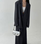 mega deep slit maxi long skirt