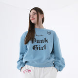 パンクガールスウェットシャツ/0 8 punk girl sweatshirt - BLUE