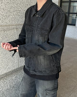 Thurs denim tracker jacket