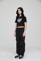 クロームハートクロップTシャツ