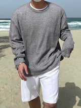 COZY LONG LOOSEFIT DAILY SLEEVE(3COLOR)