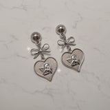 ロイヤルベイビーエンジェルピアス - ショート  / Royal Baby Angel Piercing - Short (Silver)