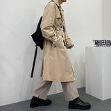 レッグ アップ サイド スリット スラックス / UN702 Leg Up side slit slacks (2 colors)