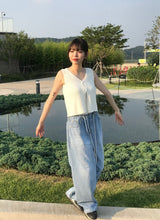 エリーストリングデニムパンツ