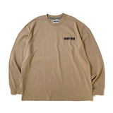 SK8ER ROCK LONG SLEEVE T-SHIRT BEIGE (6616265228406)
