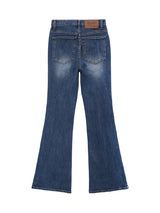 ブーツカットデニムパンツ / W105 BOOTS CUT DENIM PANTS_DEEP BLUE