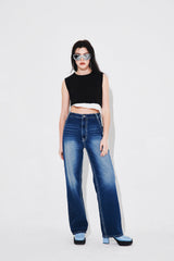 カッターノースリーブトップ/CUTTER SLEEVELESS TOP