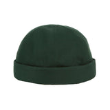 Heavy Padding Stud Logo Watch Cap Green