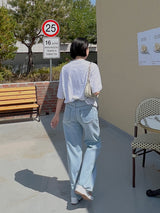 リネンワイドデニムパンツ / no.5166 Linen Wide Denim Pants