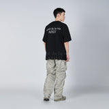 ベイビーフェイスイエロービーニーボーイ半袖Tシャツ ブラック