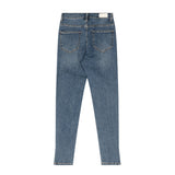 スパンデックススリットヘムスキニージーンズ/SPANDEX SLIT HEM SKINNY JEAN [6878]