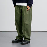 ワイドカーブフィットツータックチノパンツ / WIDE CURVE FIT TWO TUCK CHINO PANTS KHAKI