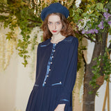 Pintuck Unblanced Chifon Dress (6681188171894)