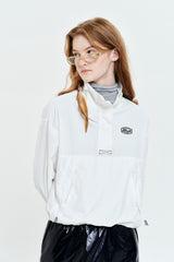 UNI LOGO WAPPEN ANORAK [WHITE]