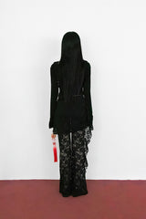 紅煙 Flower lace pantskirt
