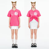 スリーピングローズTシャツ / Sleeping Rose T-shirt [Magenta]