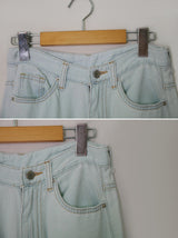 Aiden Cotton100 Denim Wide Pants (2color)