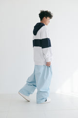 ブロックワッペンパーカー / BSR2223FWPO016 BR BLOCK WAPPEN HOODIE LIGHT GRAY