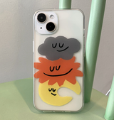 ハロンカラースマイル携帯ケース