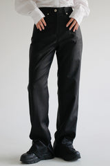 エンボレザーパンツ/Embo Leather Pants (2color)