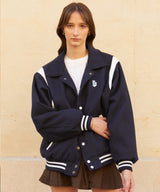 バーシティスタジャン/RCH varsity stadium Jacket navy