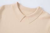ミニマル カラー サマーニット Minimal Collar Summer Knit