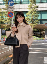 [SHOPPERMADE] ブロンドウールショートコート (3color)