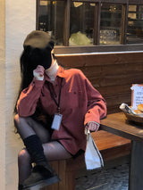 [BELLIDE MADE] ロマンスコーデュロイルーズフィットシャツ