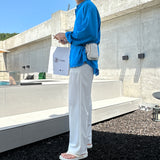 バイオウォッシングクーリングオーバーフィットリネンシャツ / LMN Bio-Washing Cooling Oversized Fit Linen Shirt (5 colors)