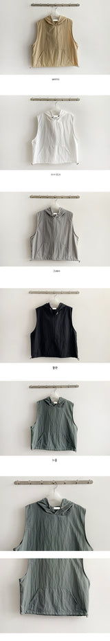 Wins Nylon String Cropped Vest