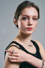 NO.323 [SILVER] GEOMETRY STAR RING