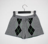 アーガイルニットショートパンツ / Argyle Knit Short Pants (3color)