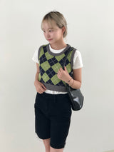 スコティッシュフィッシュニットベスト