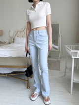 ヌードルカラクロップTシャツ / Noodle Kara Crop T-shirt (3color)