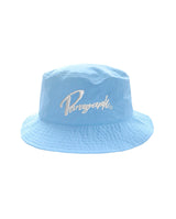 paragraph New cursive embroidery bucket hat 3color (6585430704246)