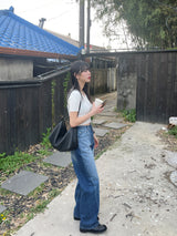 Side line over denim