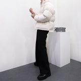 [Unisex] 2wayベルベットショートダウンジャケット