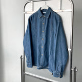 コールマンリネンツータックデニム / LE Coleman Denim Long-Sleeved Shirt