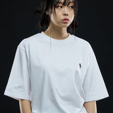 オーバーフィットマシュマロポイントショートスリーブT/OVERFIT MARSHMALLOW POINT SHORT-SLEEVED T-WHITE