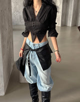 a corset hook shirt