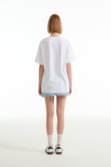 チェリープラネットポイントTシャツ／CHERRY PLANT POINT T-SHIRT [WHITE]