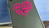ナルシスティックピンクハートケース / Narcissistic pink heart case