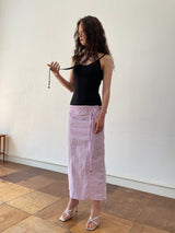 ラウンドロングスカート / ROUND STRING LONG SKIRT