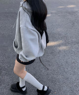 [BELLIDE MADE] Hug napping boxy loose fit hoodie