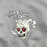 SMOKING SKULL SWEAT SHIRT GRAY (6612484948086)