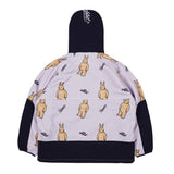 ロイヤルフリースフードジャケット / BSR2223FWJK102 ROYAL FLEECE HOODED JACKET BIG BEAR RABBIT PURPLE