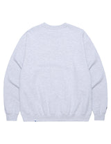 セラーロゴ刺繡スウェットシャツ/SELLER LOGO EMB SWEATSHIRT LIGHT GREY(CV2CFUM460A)