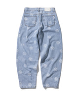 SMILE PATTERN DENIM PANTS (6565140398198)