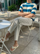 エデンスタンダードフィットデイリーコットンパンツ/Eden Standard Fit Daily Cotton Pants (3 colors)